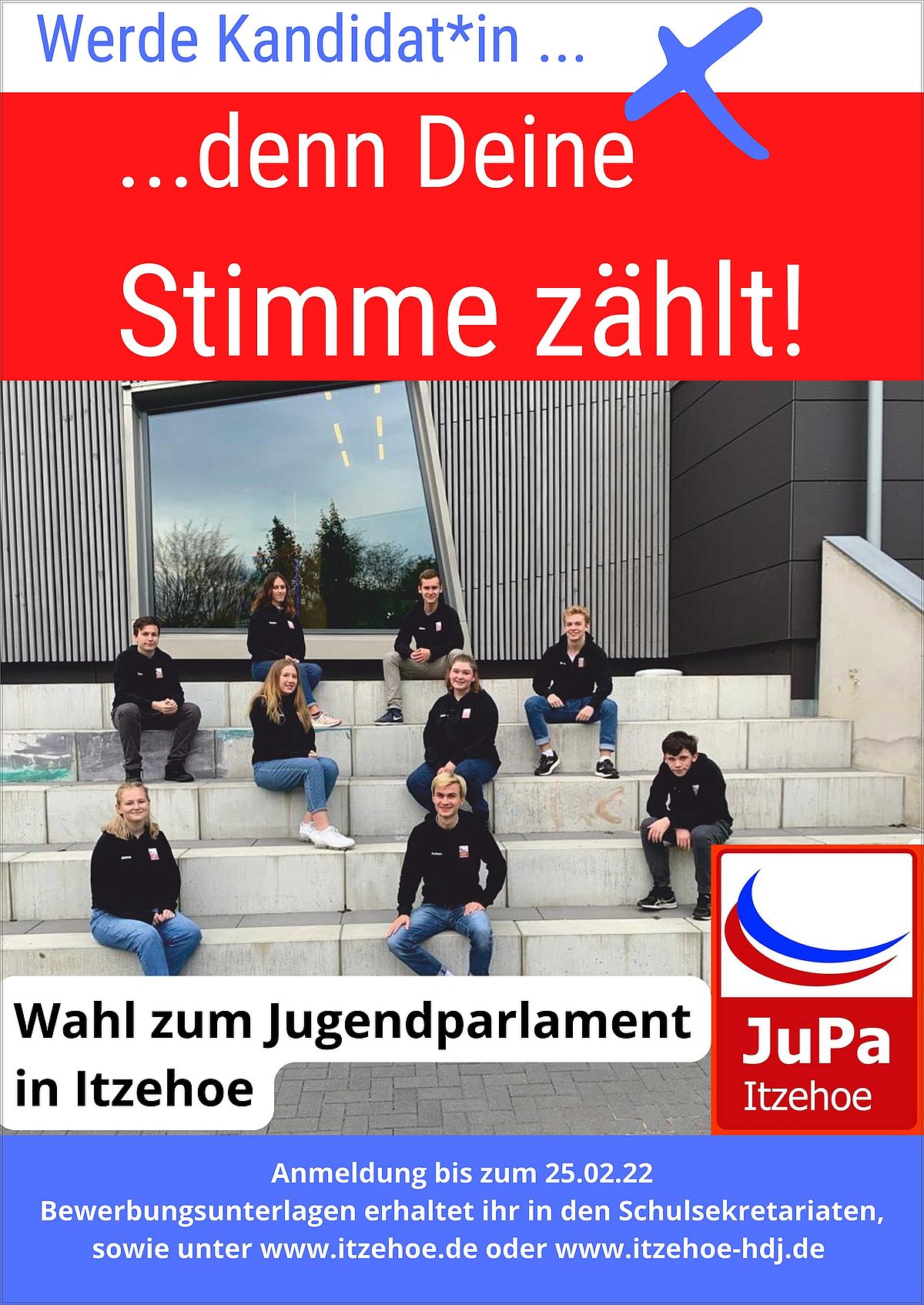 Plakat zur JuPa-Wahl